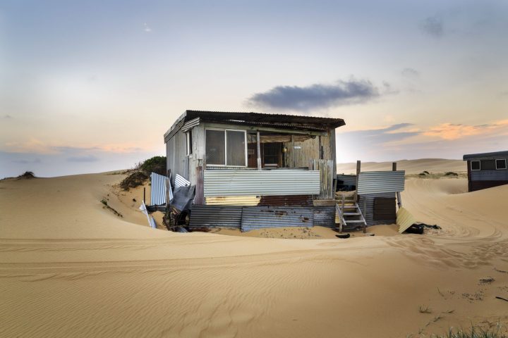 one of the tin houses in Tin City