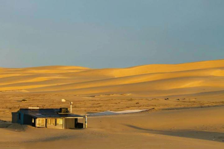 a tin hut in Tin City