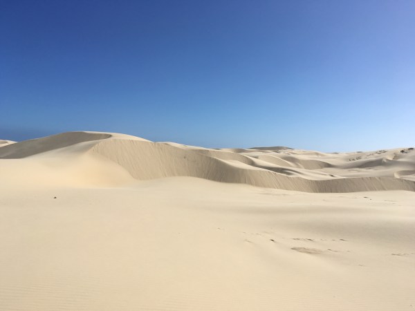 a sand dune